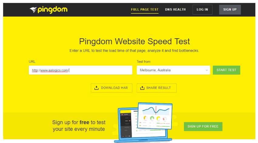page speed