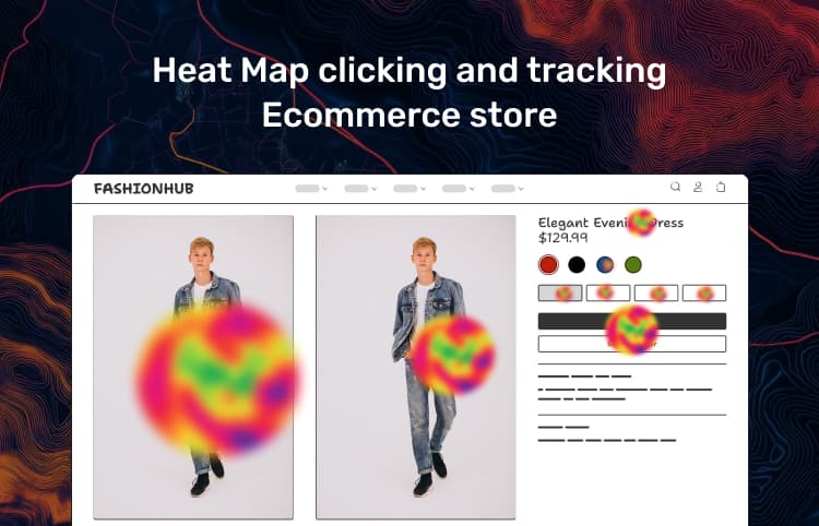 Heat Map clicking and tracking Ecommerce store