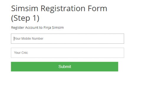 Registration Form Step 01